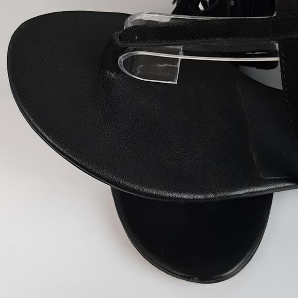 Diane Von Furstenberg DVF Paloma Suede Fringe Sandals Size 6 - Picture 15 of 16